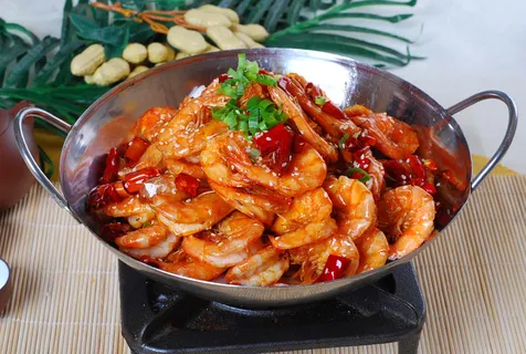 干锅香辣龙虾摄影图片 干锅香辣龙虾摄影图片