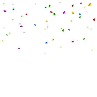 五彩纸屑 PNG免抠