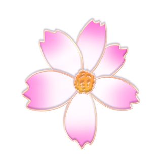 国潮风立体浮雕金边手绘花朵花卉PSD设计PNG免扣图片元素素材