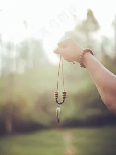 民族风项链非主流意境图片