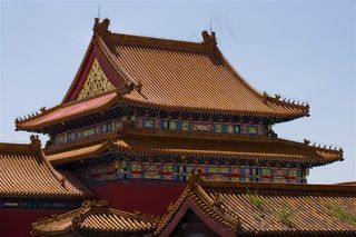 中国故宫古典建筑近景图片素材