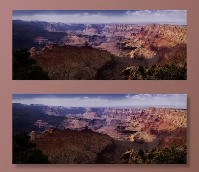 一眼望不到的黄色山谷