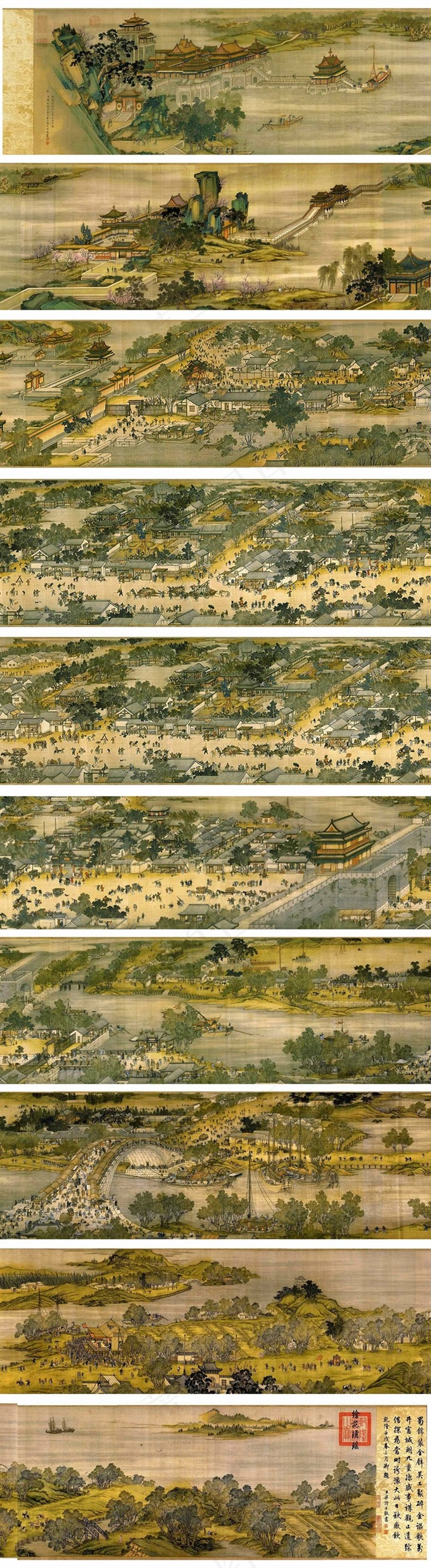 清明上河图完整高清大图