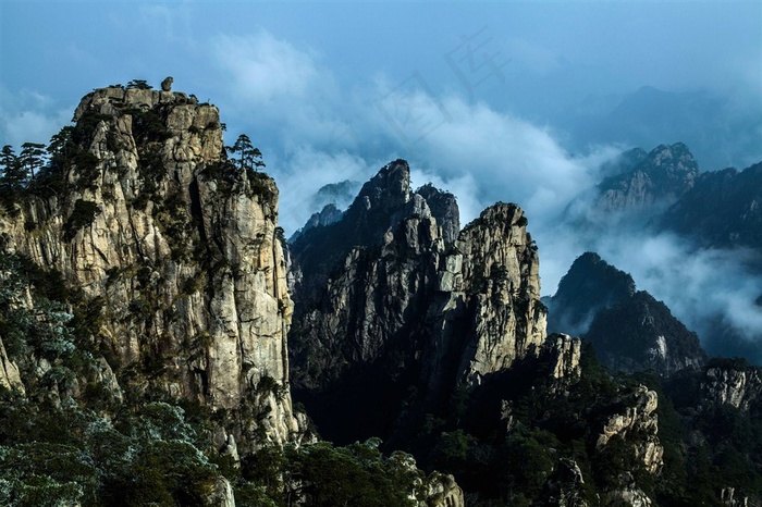 安徽黄山云海风景