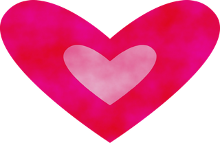 卡通简笔回爱心