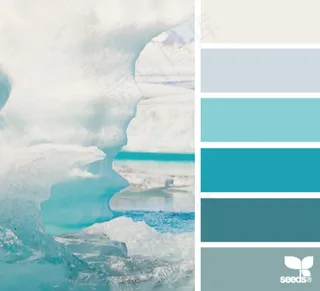 冬天系配色色卡色彩搭配