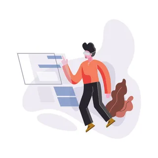 扁平化人物场景办公互联网等距ai矢量设计网页海报UI素材插画