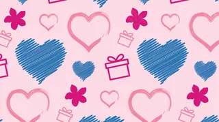 爱心平铺背景图片