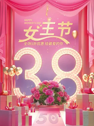 三八妇女节 妇女节海报模板