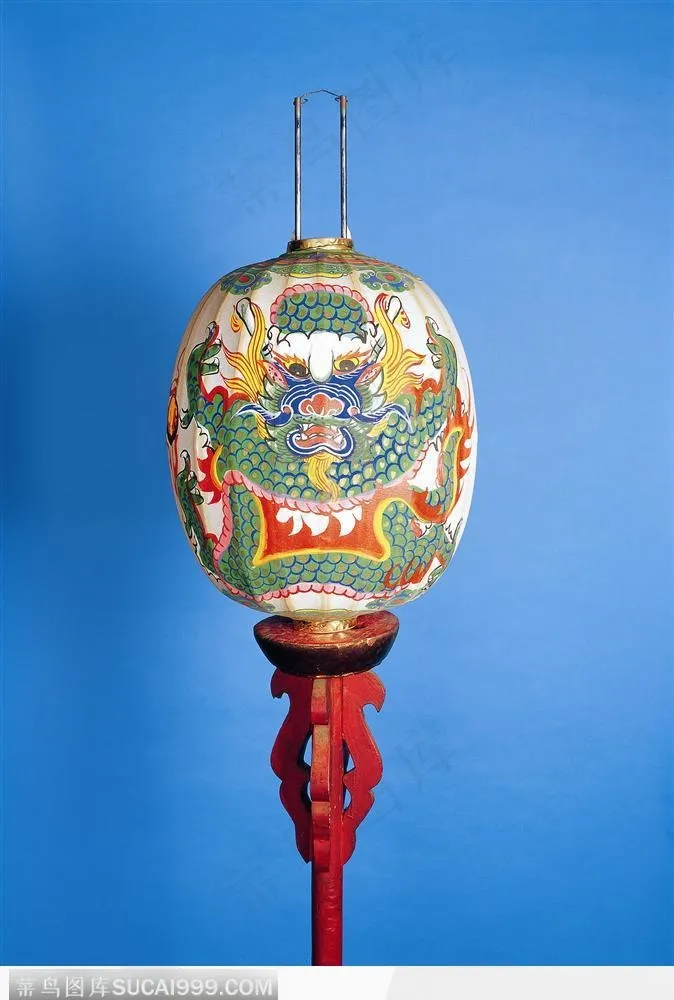 奉神器物龙纹灯笼图片
