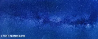 蓝色繁星天空背景图