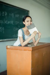 校园清秀美女学生妹