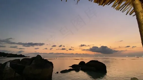 日落, 云, 天堂, 画, 景观, 自然, 夏天, 海滩
