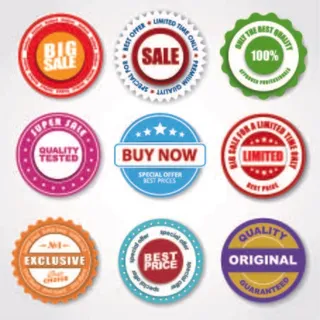 免抠标签矢量素材