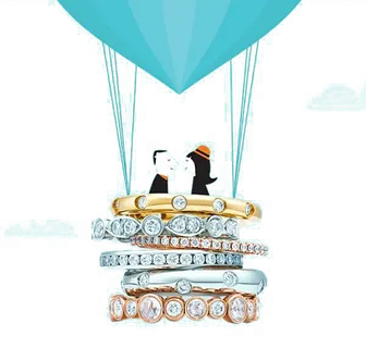 钻石情侣情人节