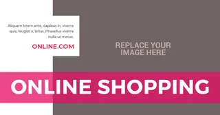 设计英文广告销售横幅素材