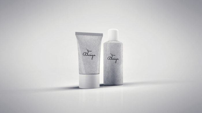 设计化妆品样机psd素材