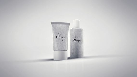 设计化妆品样机psd素材