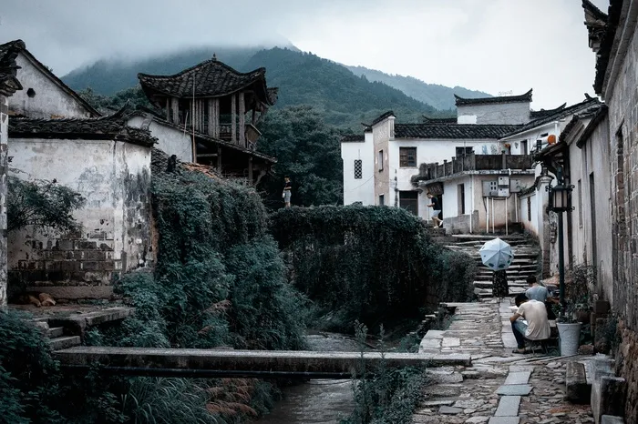 安徽查济古村风景图片-第5张
