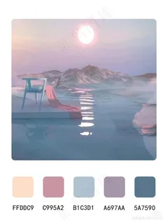 高质量插画配色色卡 高质量插画配色色卡
