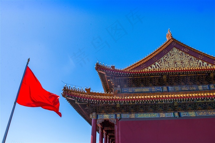 *城楼上的红旗飘飘