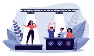 扁平化人物场景办公互联网等距ai矢量设计网页海报UI素材插画