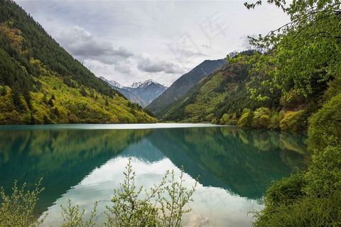 四川九寨沟风景素材