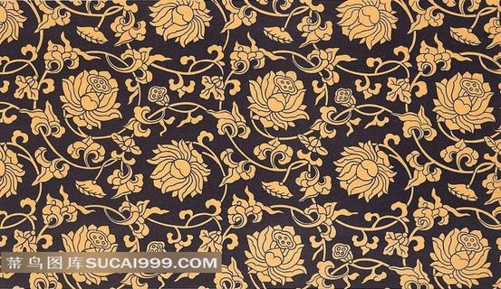 莲花纹样图案背景素材 莲花纹样图案背景素材