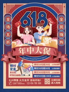 618海报双十一618