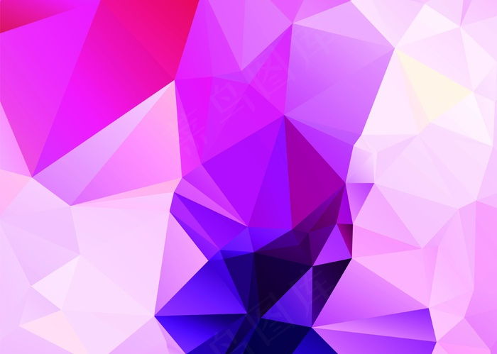 炫彩几何图形背景 几何艺术设计 多边形背景图片