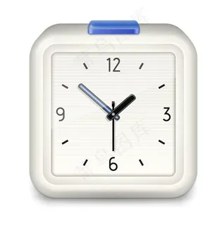 矢量正方形钟表