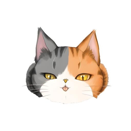 猫咪动物免抠(2048x2048)