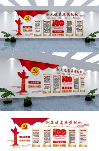 建党100周年党建文化墙