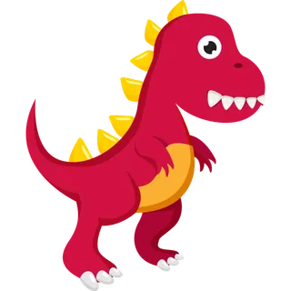 卡通恐龙生日宝宝宴派对素材恐龙派对免扣素材