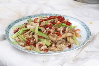 干煸、炸鱿鱼-吉思克