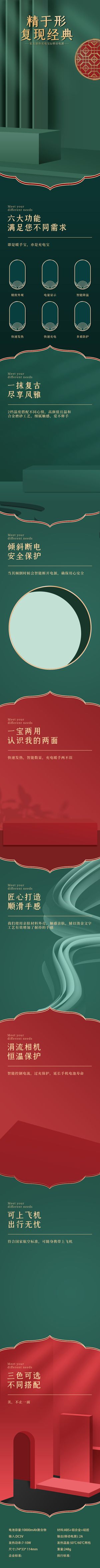 充电宝电商详情页模板