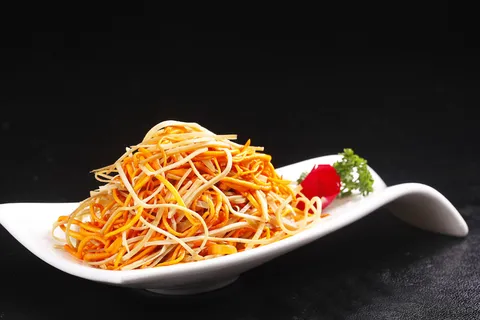 虫草花拌黑豆筋 (2)