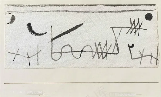 保罗克利手绘线条简约插画 保罗克利手绘线条简约插画