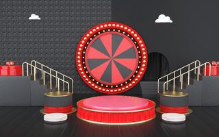 C4D电商场景模型渲染背景