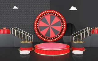 C4D电商场景模型渲染背景