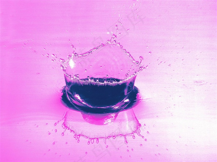 掉落的水滴图片