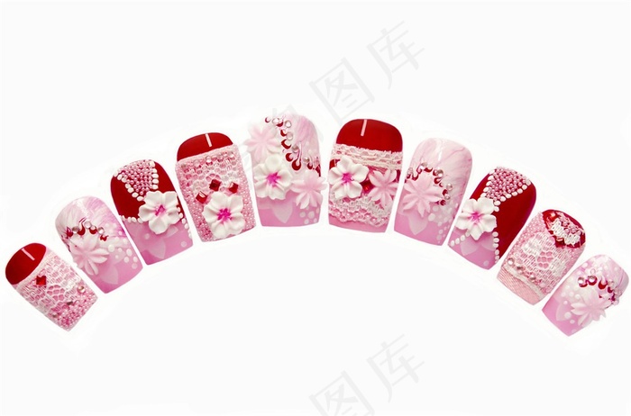 美甲雕花胶图片