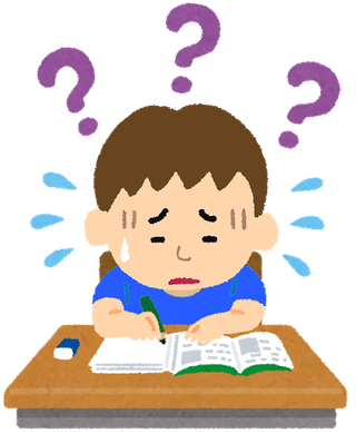 疑问紧张卡通人物简笔少儿兴趣班