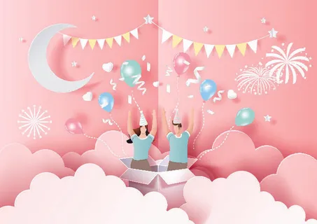 2.14情人节高端大气矢量插画