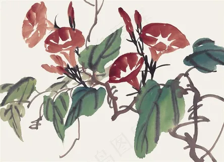 花卉工笔国画美图素材 花卉工笔国画美图素材