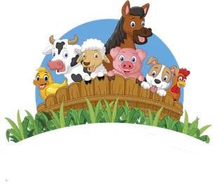 牧场卡通动物素材