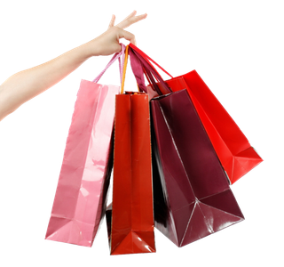 购物卡通手提袋