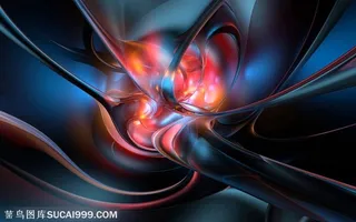 渐变涂鸦炫彩科技PPT背景素材