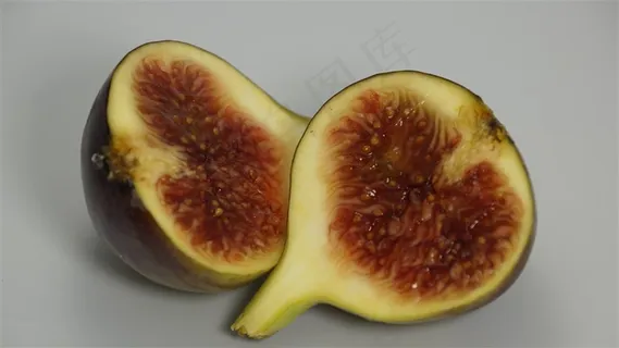 切开的无花果图片 切开的无花果图片