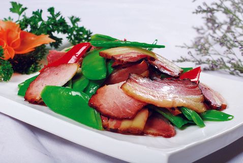 0911CC-747荷兰豆炒腊肉